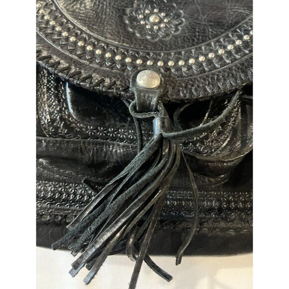 PATRICIA NASH Beaumont Leather Crossbody Beaumont Flap + Cauchy Wallet Black - Picture 7 of 16